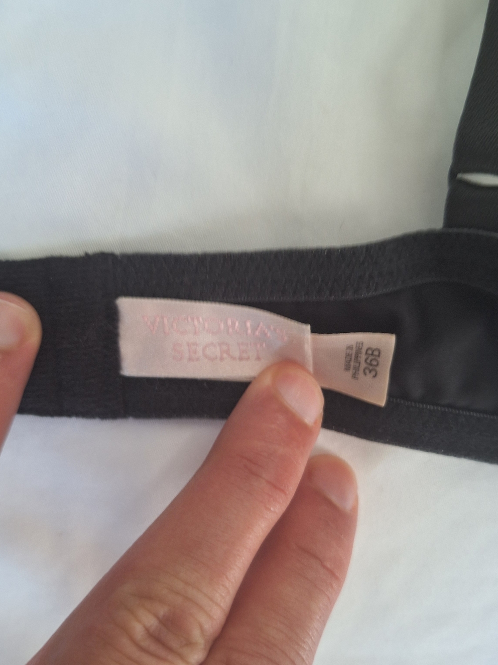Vintage Y2K Victoria Secret Black Underwire Bra Size:36B - Picture 3 of 5